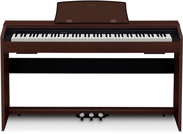 Casio PX-770 Privia Digital Piano, Brown, Main