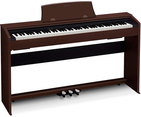 Casio PX-770 Privia Digital Piano, Brown, Alt