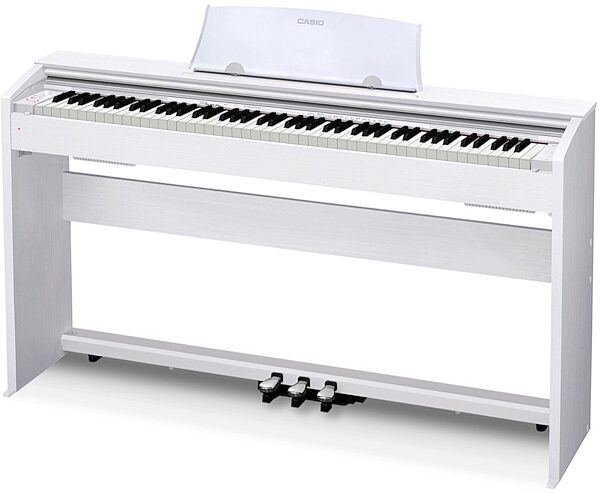 Casio PX-770 Privia Digital Piano, White, Alt
