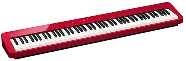 Casio PX-S1100 Privia Digital Piano, Red, PX-S1100RD, Angle
