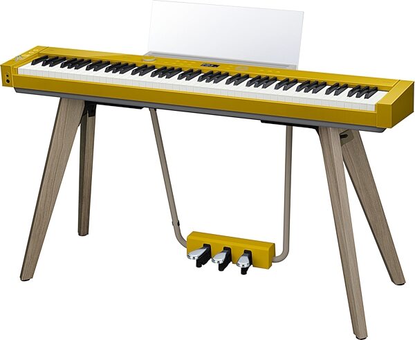 Casio PX-S7000 Privia Digital Piano, Harmonious Mustard, PX-S7000HM, Action Position Back