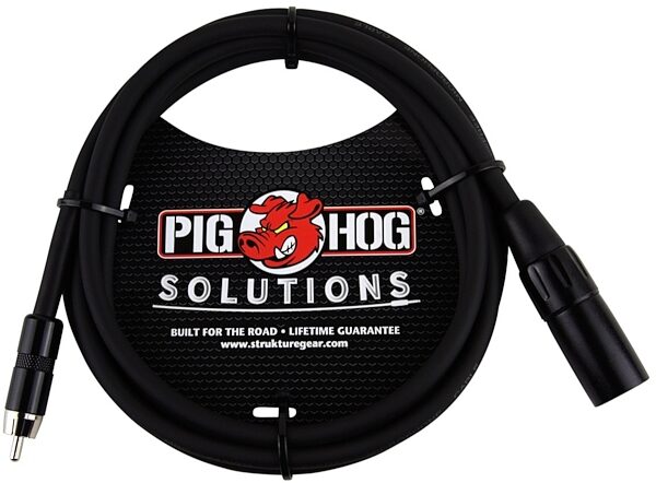 Pig Hog XLR (Male) to RCA Cable, 6 foot, Main