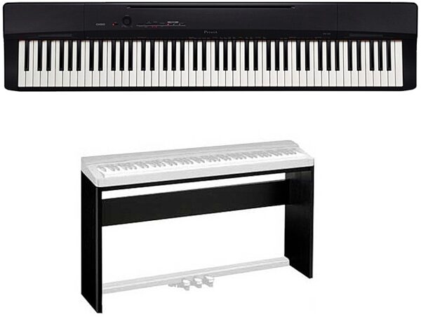 Casio Privia PX-160 88-Key Digital Stage Piano, Casio-Black--CAS