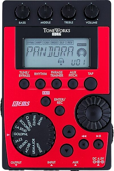 Korg ToneWorks PX4B Pandora Personal Effects Processor for Bass, Main