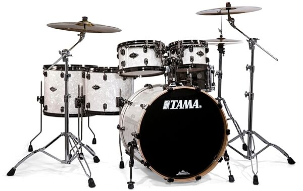 Tama Starclassic Performer B/B Drum Shell Kit, 5-Piece, Snow White Pearl