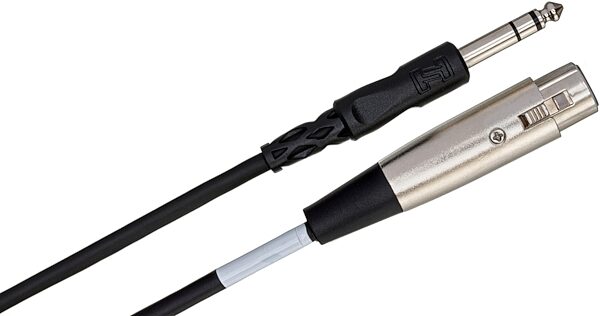 Hosa XLR Female to Male TS 1/4" Unbalanced Interconnect Cable, 2 foot, Main