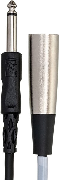 Hosa Male TS 1/4" to XLR Male Unbalanced Interconnect Cable, 2 foot, Main