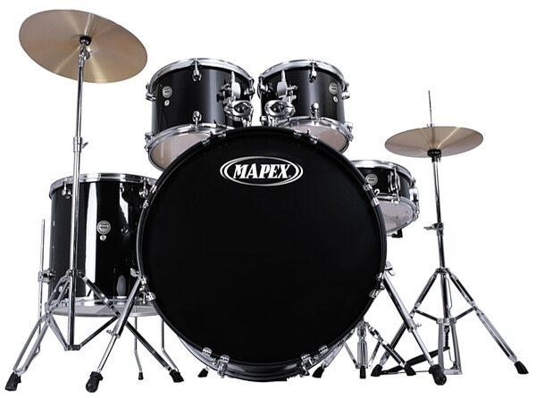 Mapex PY5294TC Prodigy Complete Drum Kit, 5-Piece, Black