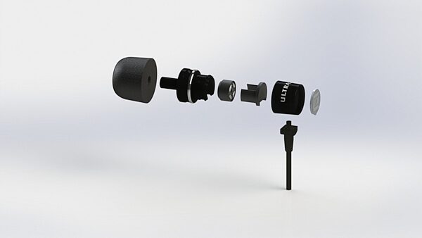 Ultrasone PYCO Aluminum High Performance In-Ear Headphones, Black Inside