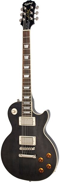 Epiphone 1960 Tribute Les Paul Standard Electric Guitar (with Case), Transparent Black