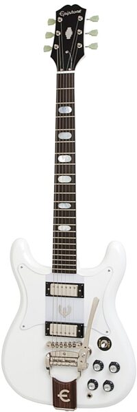 Epiphone 50th Anniversary 1962 Crestwood Custom Electric Guitar with Case, Alpine White
