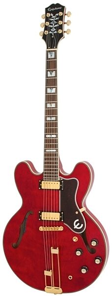 Epiphone 50th Anniversary 1962 Sheraton E212T Electric Guitar with Case, Cherry