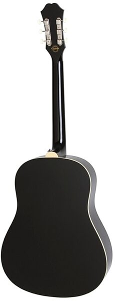 Epiphone Limited Edition 1963 J45 Acoustic Guitar, Ebony - Back