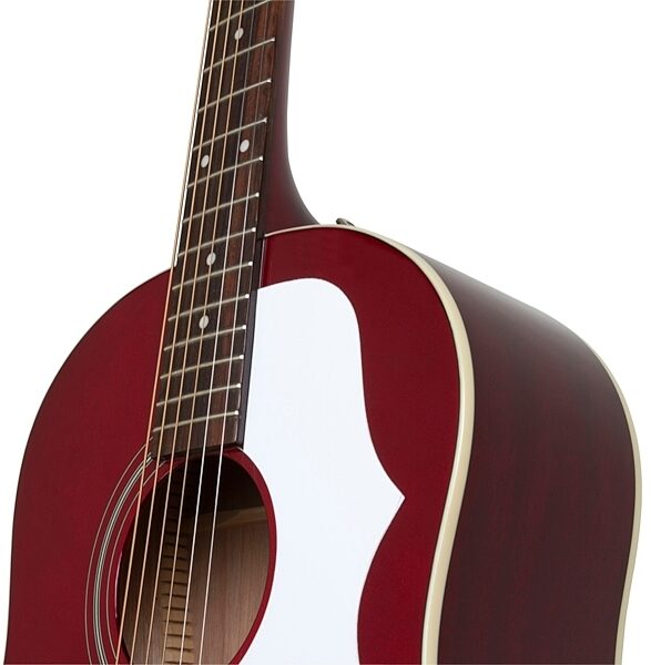 Epiphone Limited Edition 1963 J45 Acoustic Guitar, Wine Red - Side