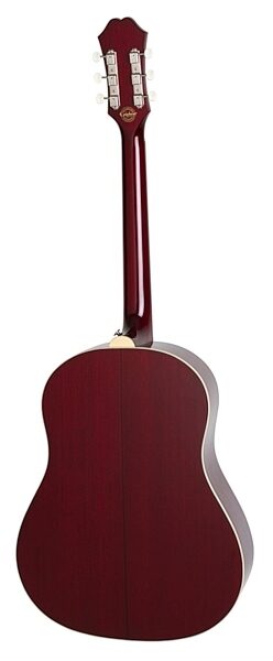 Epiphone Limited Edition 1963 J45 Acoustic Guitar, Wine Red - Back