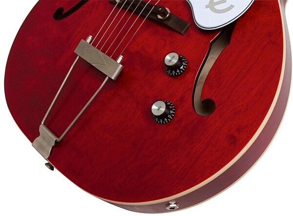 Epiphone Inspired by 1966 Century Hollowbody Electric Guitar, Cherry View 1