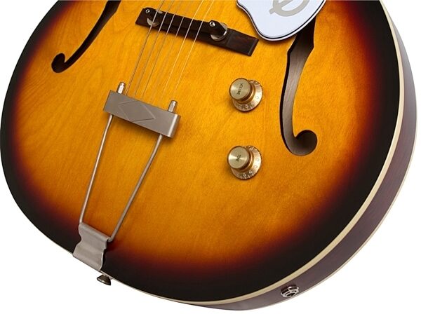 Epiphone Inspired by 1966 Century Hollowbody Electric Guitar, Vintage Sunburst View 1