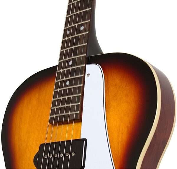 Epiphone Inspired by 1966 Century Hollowbody Electric Guitar, Vintage Sunburst View 3