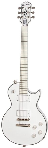 Epiphone Limited Edition Matt Heafy Snofall Les Paul Custom Electric Guitar (with Gig Bag), Main