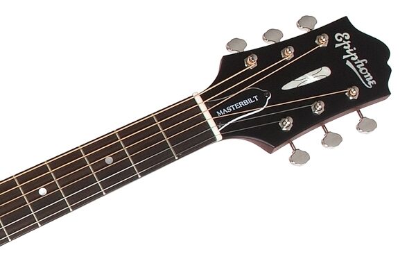 Epiphone AJ-45ME Masterbilt Acoustic-Electric Guitar, Headstock