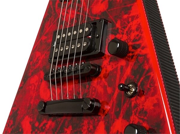 Epiphone Limited Edition Jeff Waters Annihilation Flying V II Electric Guitar (with Gigbag), Closeup 2