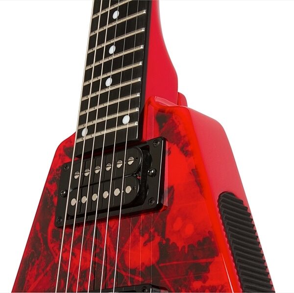 Epiphone Limited Edition Jeff Waters Annihilation Flying V II Electric Guitar (with Gigbag), Closeup 3