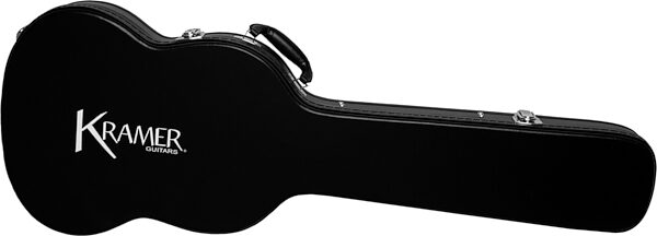 Kramer Assault Hard Shell Guitar Case, Black, Angled Front