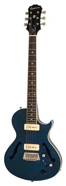Epiphone Blueshawk Deluxe Electric Guitar, Midnight Sapphire