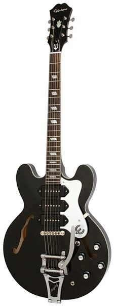 Epiphone Limited Edition Riviera Custom P93 Electric Guitar, Black Royale