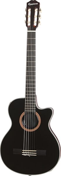 Epiphone CE Coupe Acoustic-Electric Classical Guitar, Action Position Back
