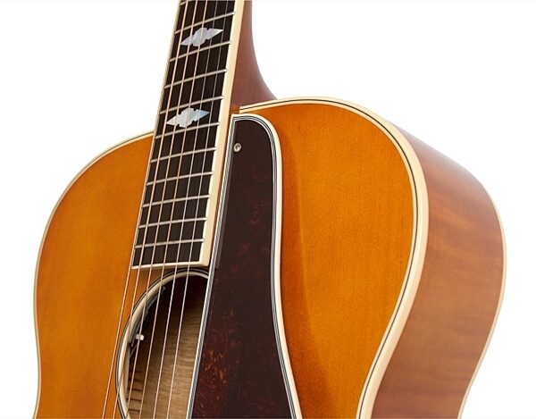 Epiphone Masterbilt Century De Luxe Classic Archtop Acoustic-Electric Guitar, Vintage Natural View 3