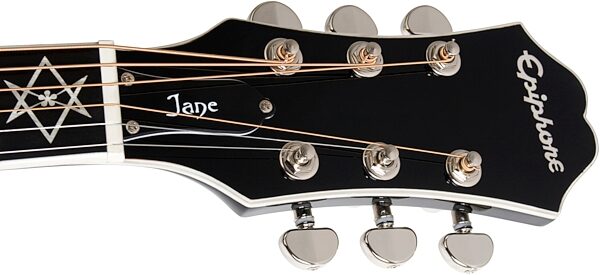 Epiphone Dave Navarro Signature Acoustic-Electric Guitar, Headstock