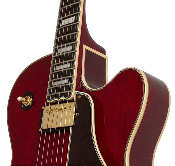 Epiphone Joe Pass Emperor-II PRO Electric Guitar, Wine Red Neck