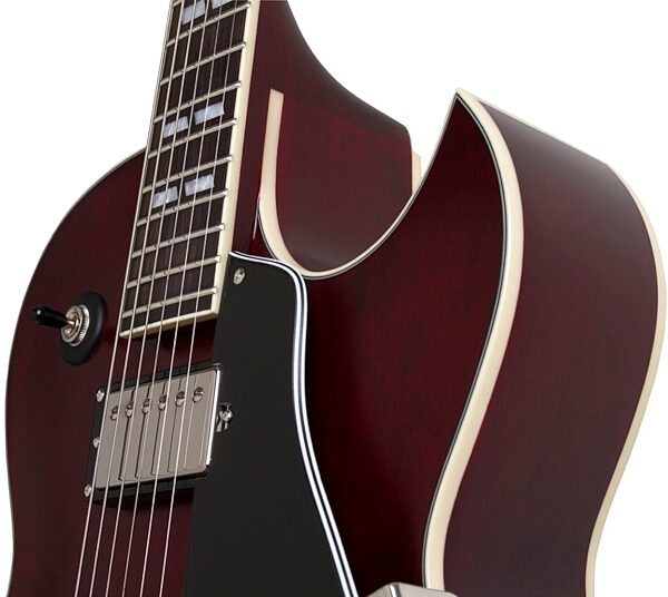 Epiphone Limited Edition ES-175 Premium Hollowbody Electric Guitar, Wine Red View 4
