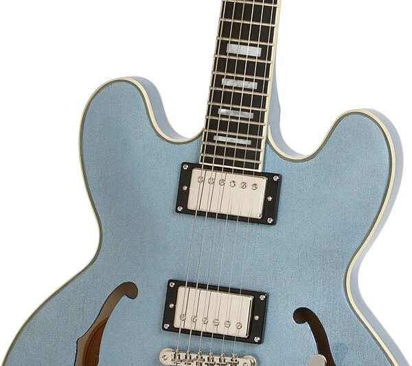 Epiphone Limited Edition ES-355 Electric Guitar, TV Pelham Blue Neck