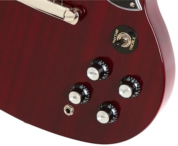 Epiphone G400 PRO Electric Guitar, Cherry Controls