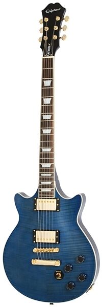 Epiphone Limited Edition Genesis Deluxe PRO Electric Guitar, Midnight Sapphire