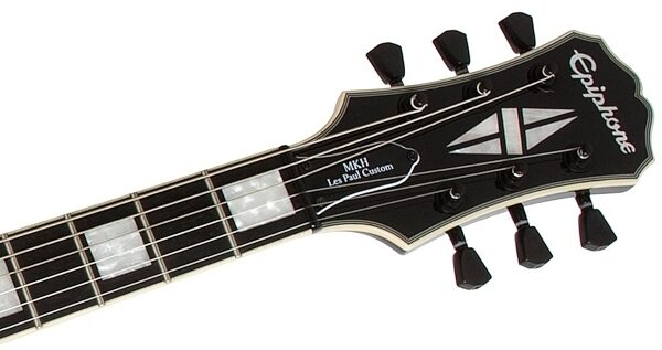Epiphone Limited Edition Matt Heafy Les Paul Custom Electric Guitar, Headstock