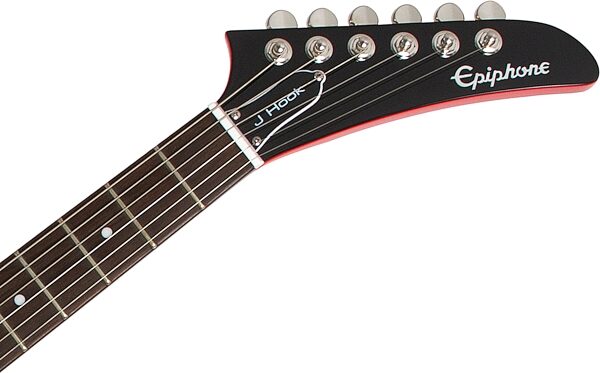 Epiphone Limited Edition Jason Hook M4 Explorer Electric Guitar (with Gig Bag), Action Position Back