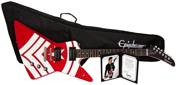 Epiphone Limited Edition Jason Hook M4 Explorer Electric Guitar (with Gig Bag), View