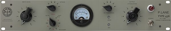 Heritage Audio & Lang Electronics P.LANE TYPE 436 All-Tube Compressor, New, Action Position Back