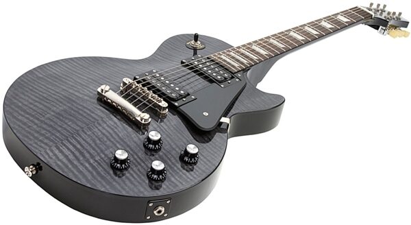 Epiphone Les Paul Classic-T Min-ETune Electric Guitar, Midnight Ebony - Closeup