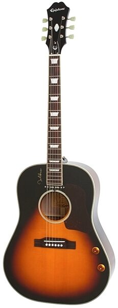 Epiphone EJ-160E John Lennon Dreadnought Acoustic-Electric Guitar, Vintage Cherry