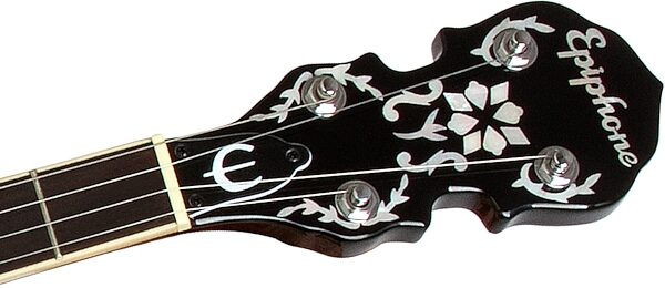 Epiphone Mayfair 5-String Banjo, Headstock