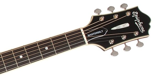 Epiphone Limited Edition Masterbilt AJ-500RCE Acoustic-Electric Guitar, Headstock