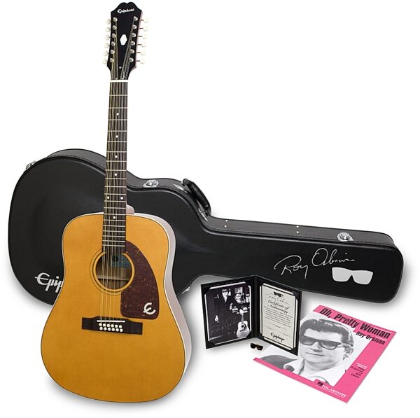 Epiphone Roy Orbison Bard 12-String Acoustic Guitar (with Case), Main
