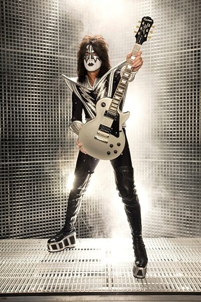 Epiphone Tommy Thayer Spaceman Les Paul Standard Electric Guitar (with Case), Just Tommy being Tommy