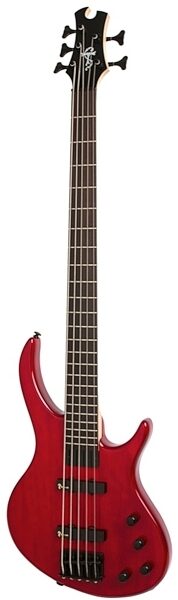 Tobias Toby Deluxe V Electric Bass (5-String), Transparent Red