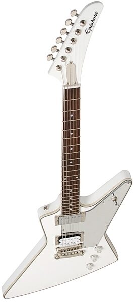 Epiphone Limited Edition Tommy Thayer "White Lightning" Explorer Electric Guitar (with Case), Alt