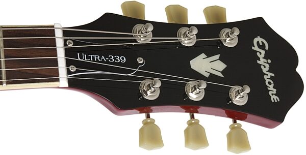 Epiphone Ultra-339 Electric Guitar, Cherry Headstock
